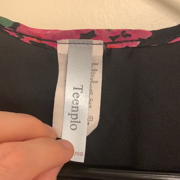 Floral chiffon dress size S - Picture 3 of 4